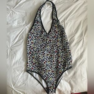 American Apparel Onesie Leopard Print